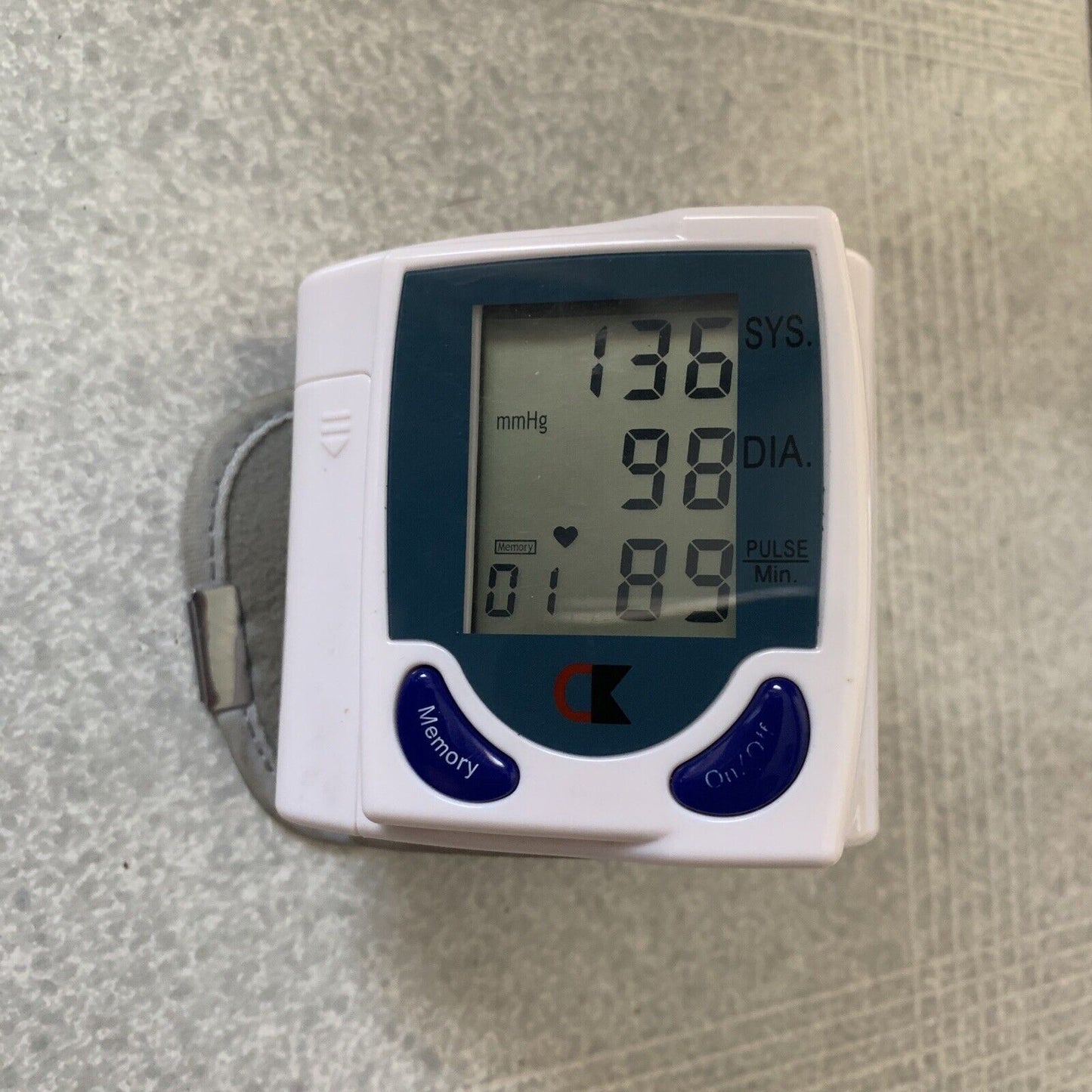 Wrist blood pressure monitor