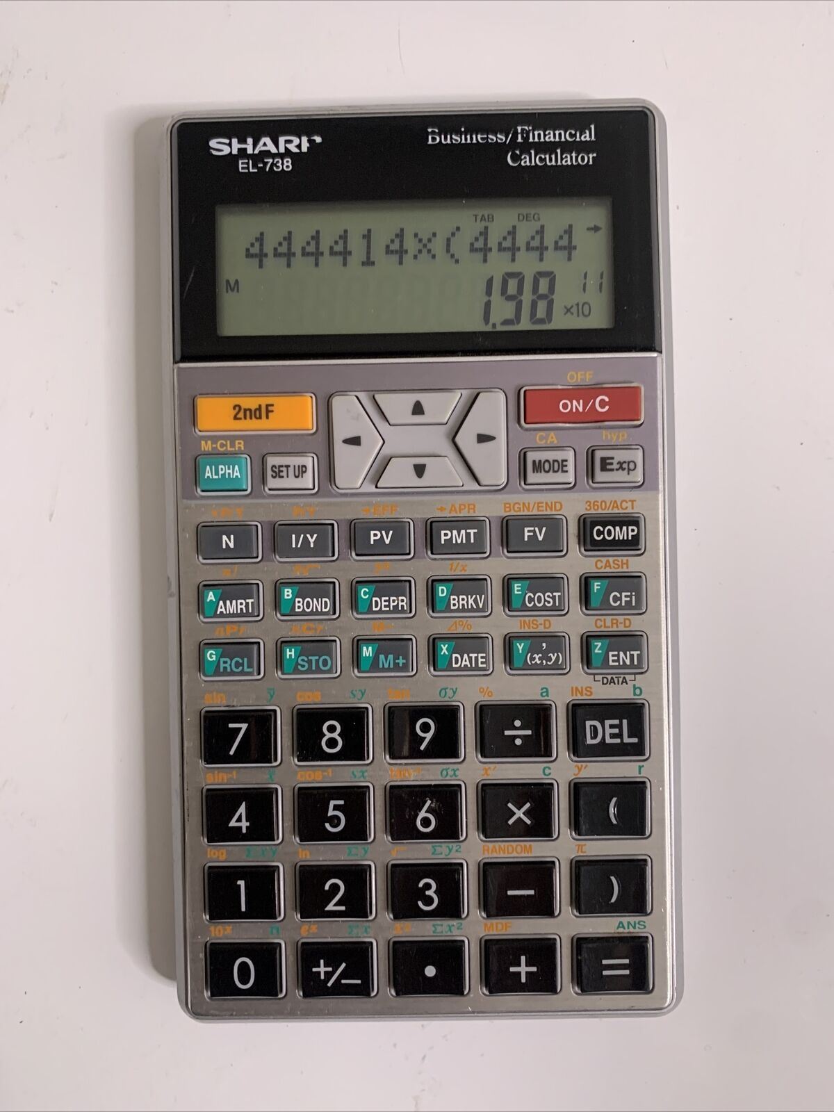 Sharp EL-738 Business Financial Calculator