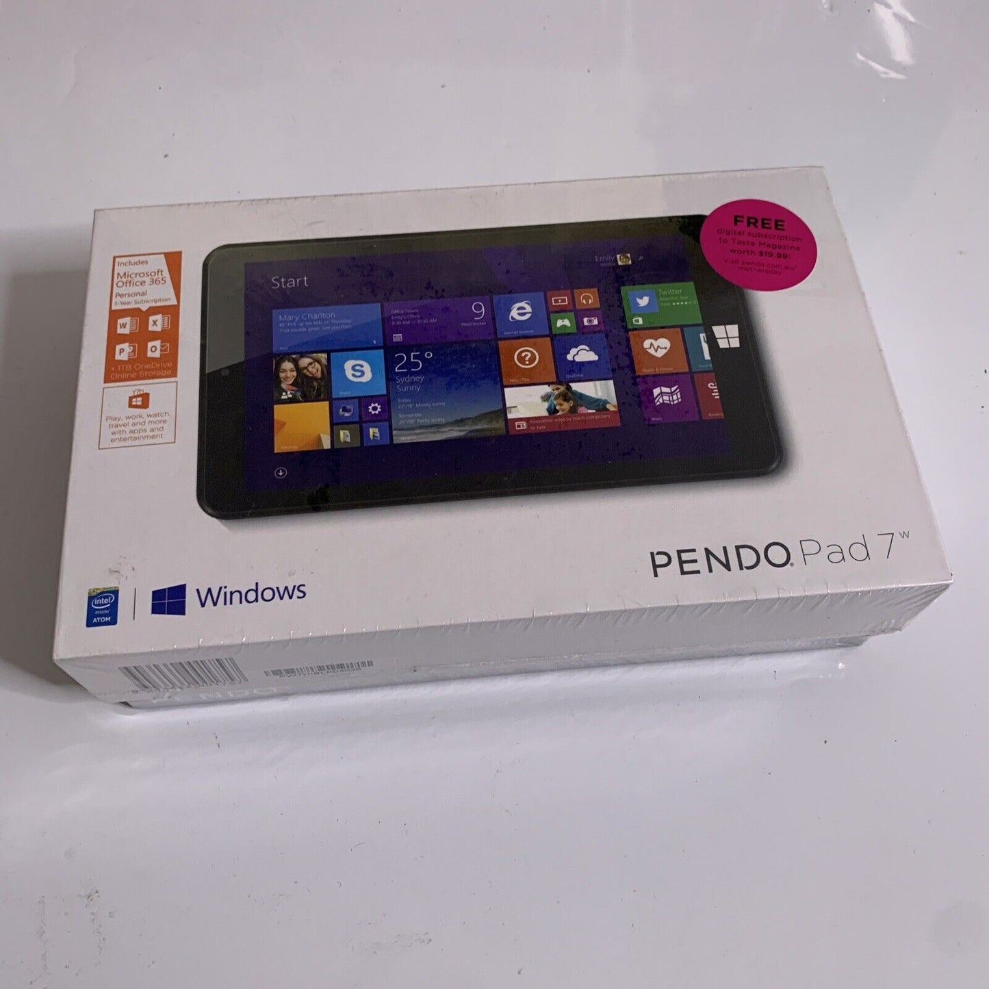 Pendo Pad 7" Windows 8.1 Tablet 16GB NEW