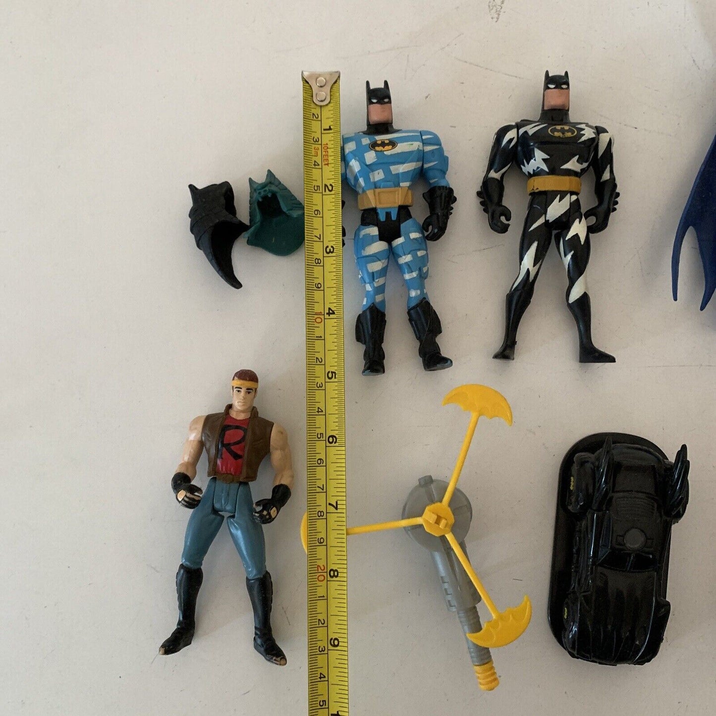 6x Batman & Robin Figurines, Vehicles and Cars