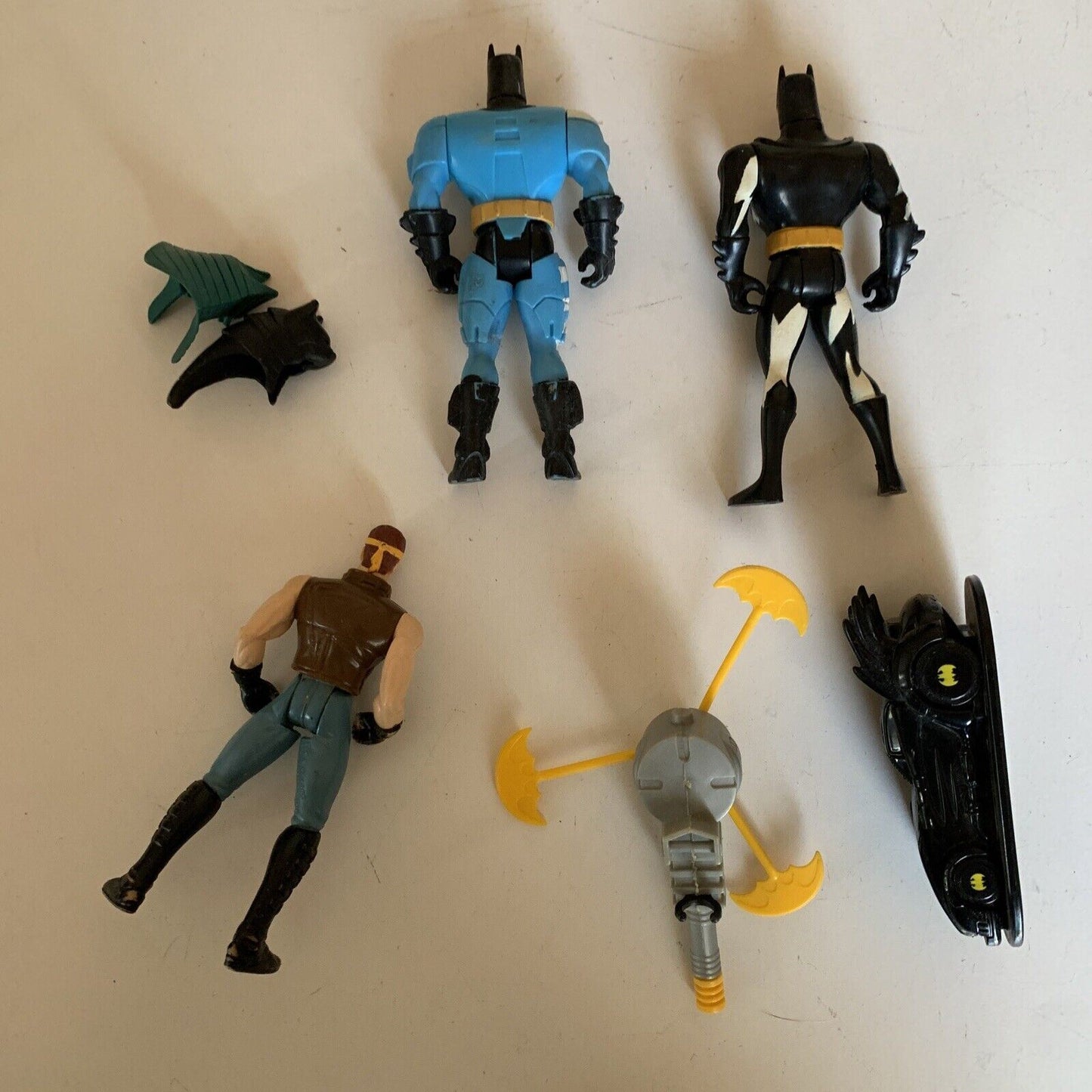 6x Batman & Robin Figurines, Vehicles and Cars