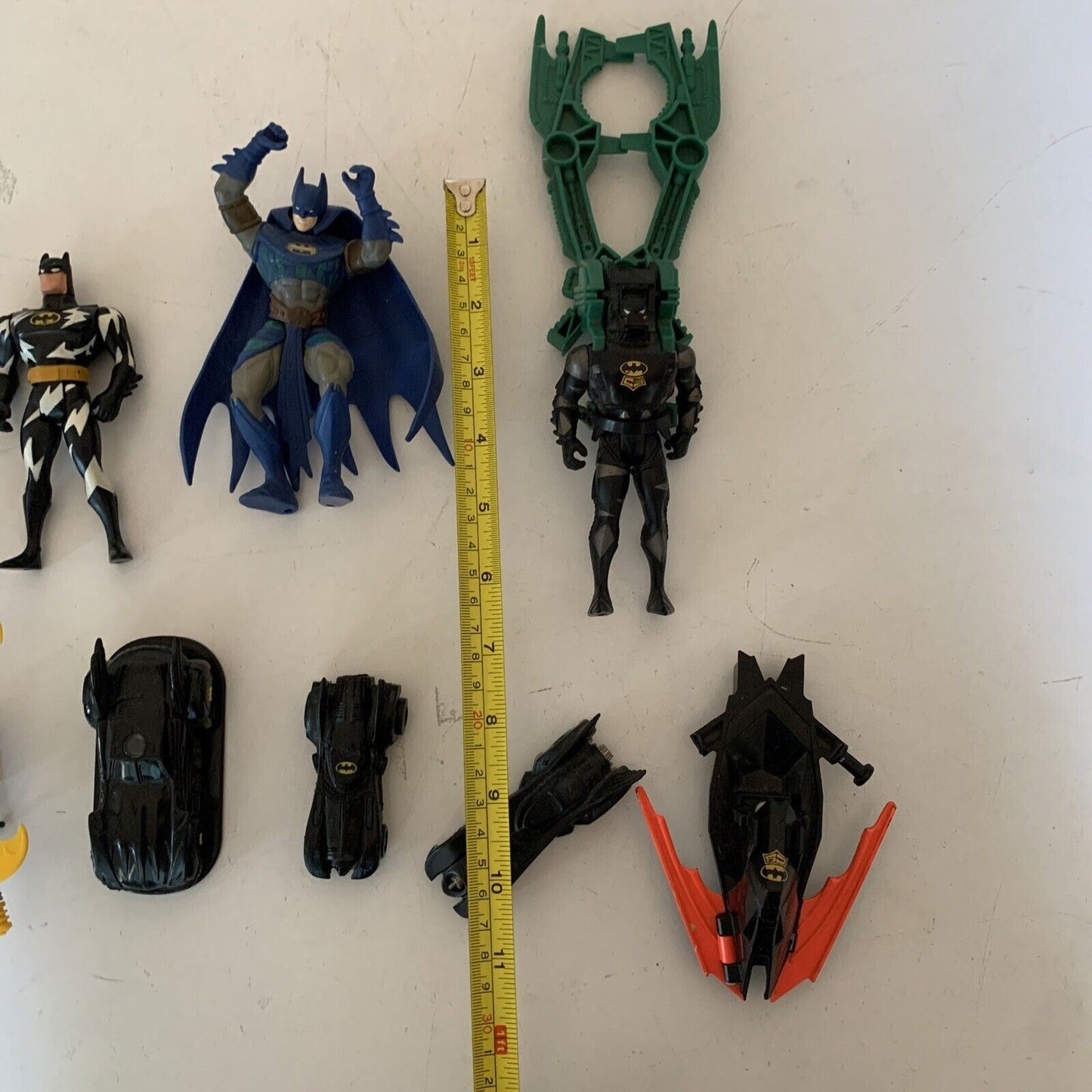 6x Batman & Robin Figurines, Vehicles and Cars