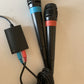 Genuine 2x Sony SingStar Microphone USB PS2 PS3