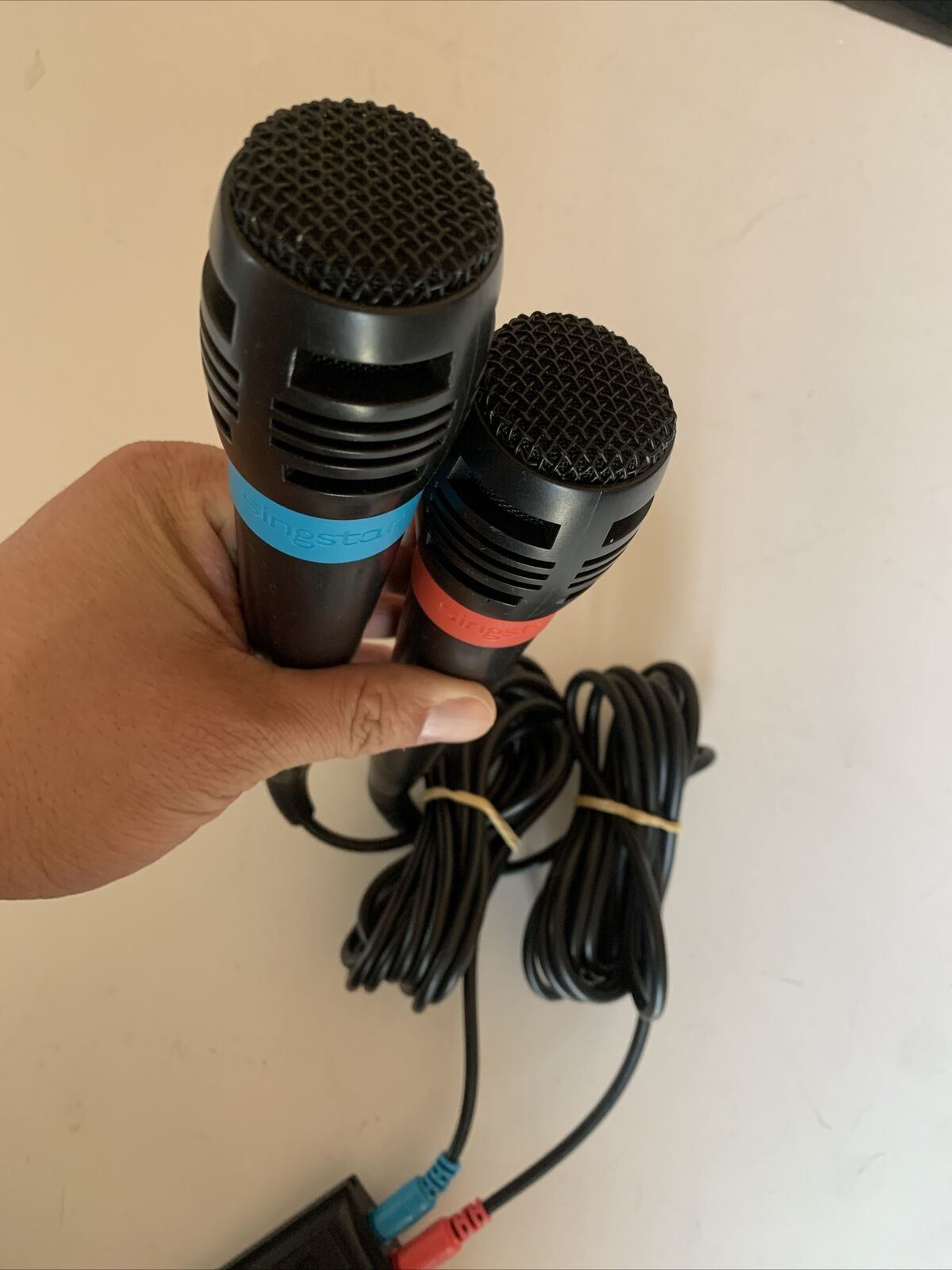 Genuine 2x Sony SingStar Microphone USB PS2 PS3