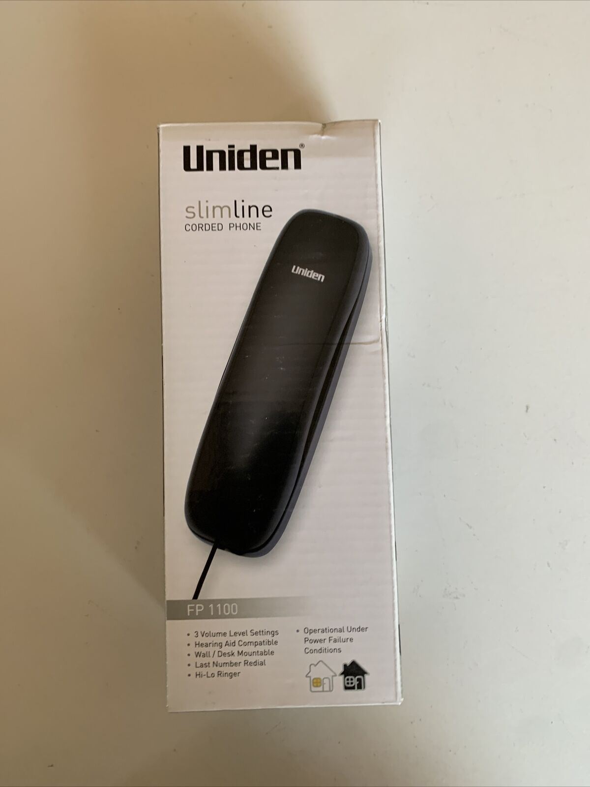 Uniden FP 1100 Corded Phone Black NBN Compatible  NEW