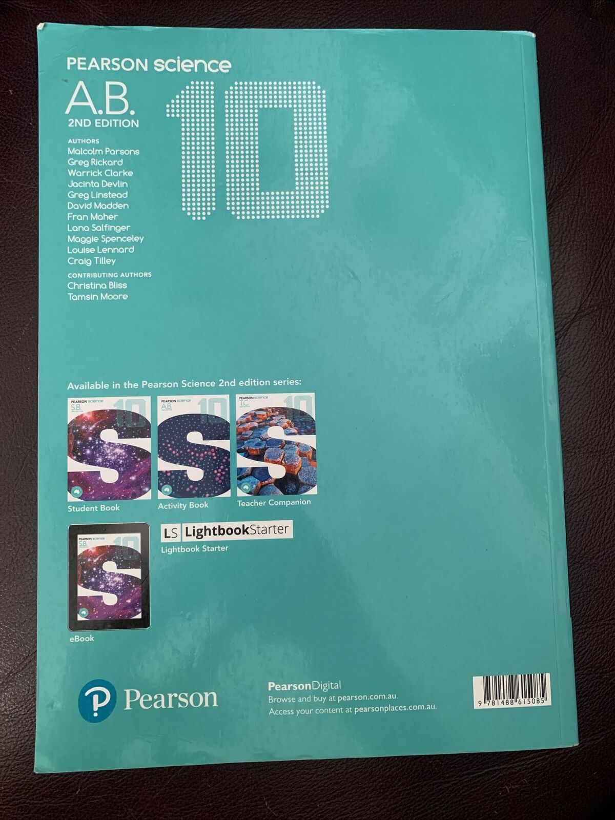 Pearson Science 10 Activity Book by Greg Rickard