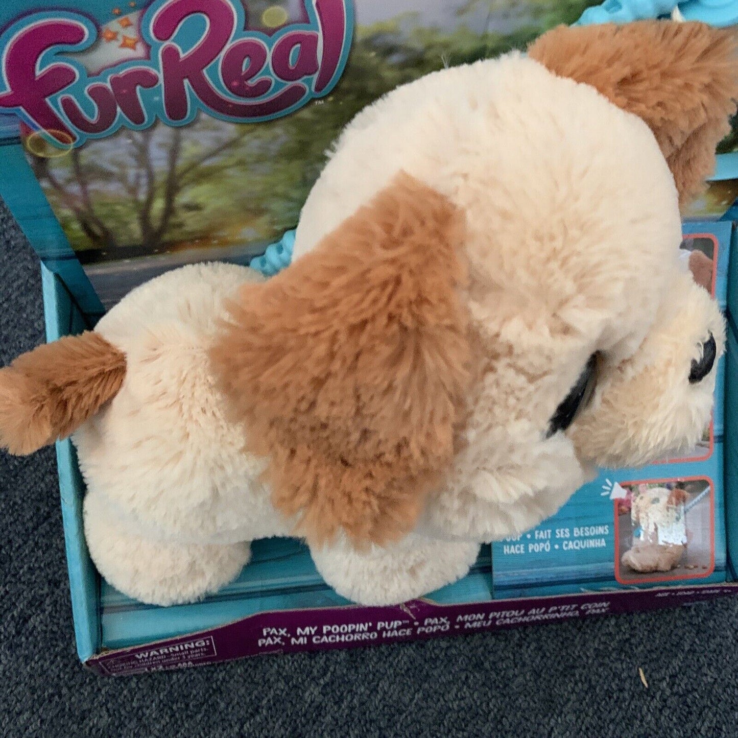 Hasbro FurReal Pax My Poopin' Pup Pet Puppy Toy Dog - Eats Sounds Poops NEW