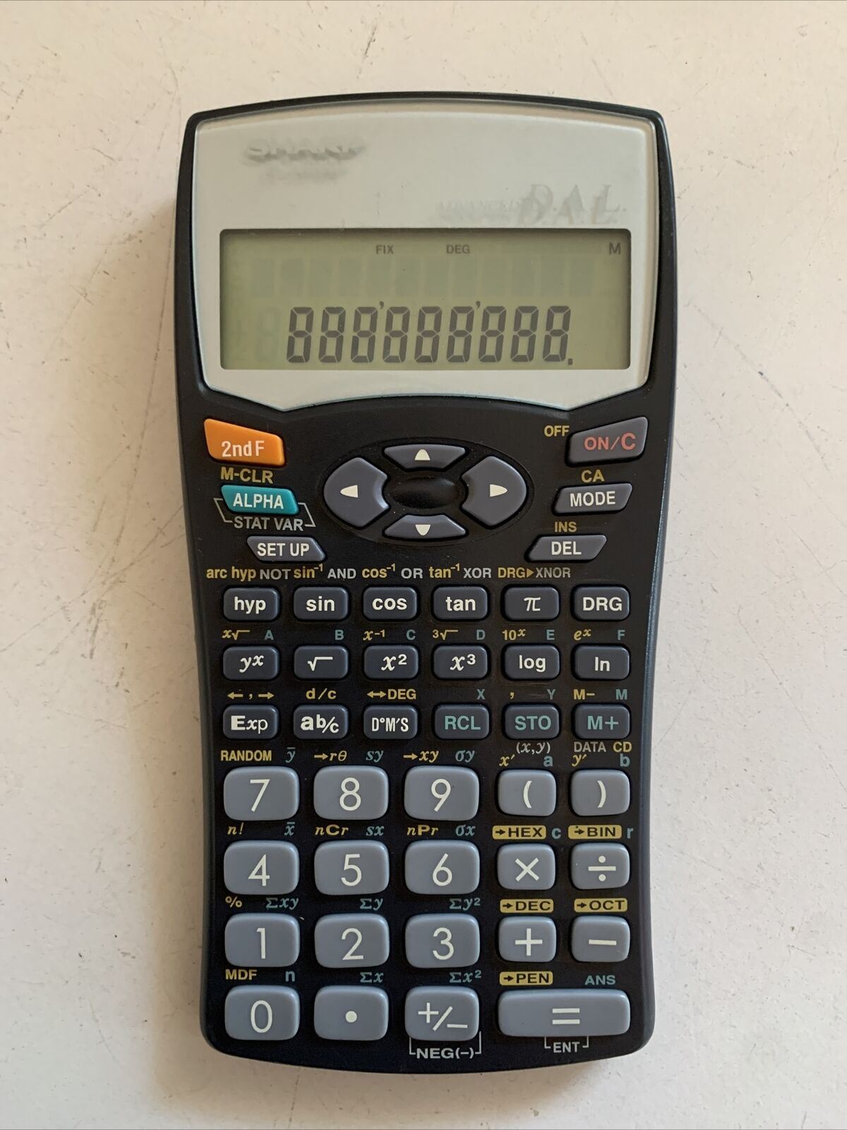 Sharp Scientific Calculator EL-531WH D.A.L