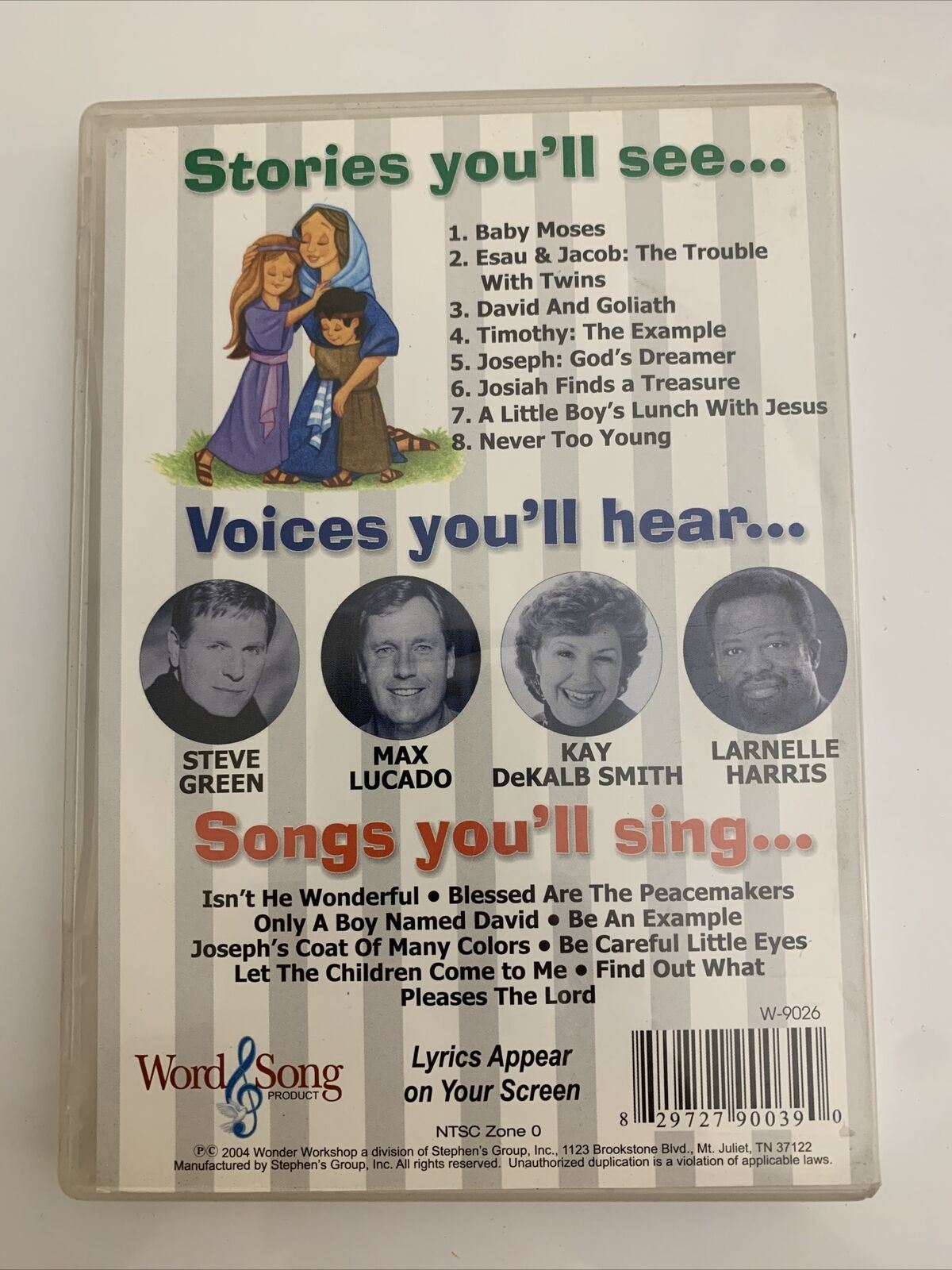 Noah's Nook! Awesome Kids in the Bible DVD All Regions