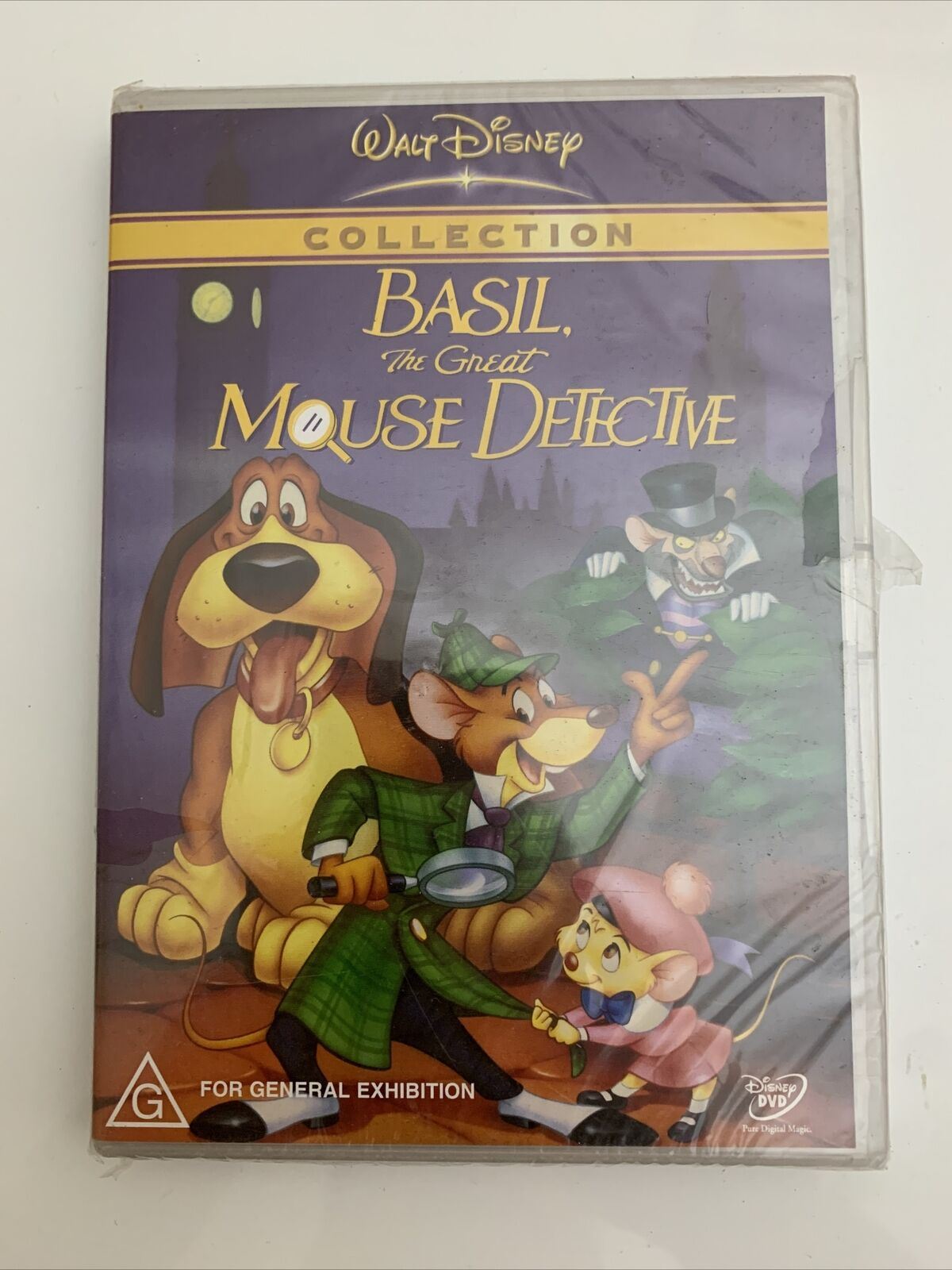 Basil - The Great Mouse Detective (DVD, 1986) Disney Animation Film NEW Region 4