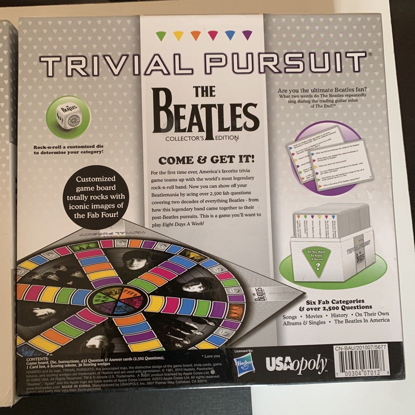 The Beatles Trivial Pursuit Collector's Edition Complete