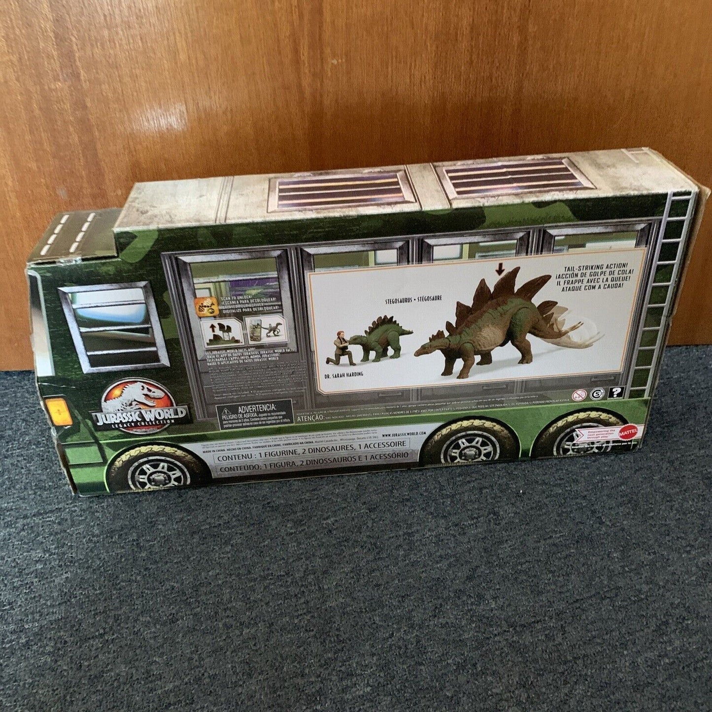 Jurassic World Legacy Collection Dr Sarah Harding & Stegosaurus Pack NEW