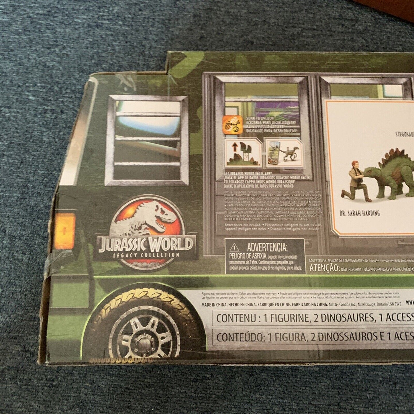 Jurassic World Legacy Collection Dr Sarah Harding & Stegosaurus Pack NEW