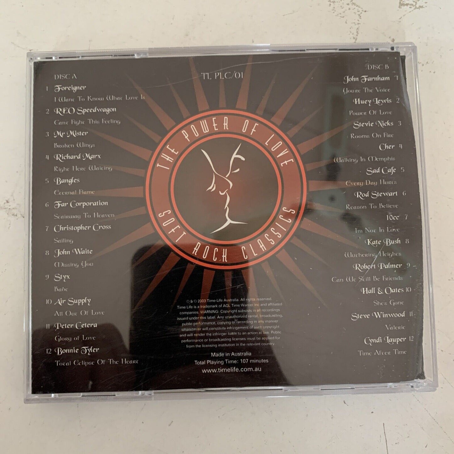 Various – The Power Of Love: Heartbeat (CD, 1996, 2-Disc) TL PLC/01