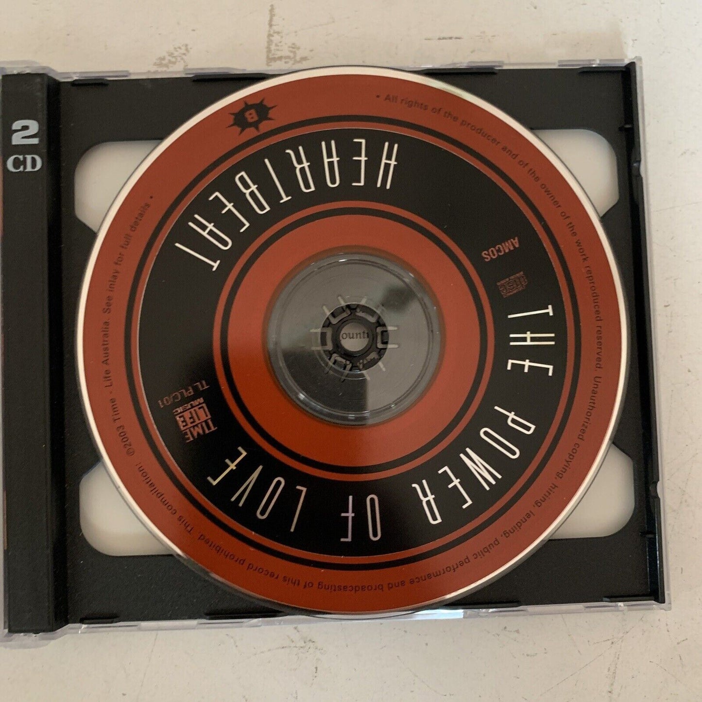 Various – The Power Of Love: Heartbeat (CD, 1996, 2-Disc) TL PLC/01