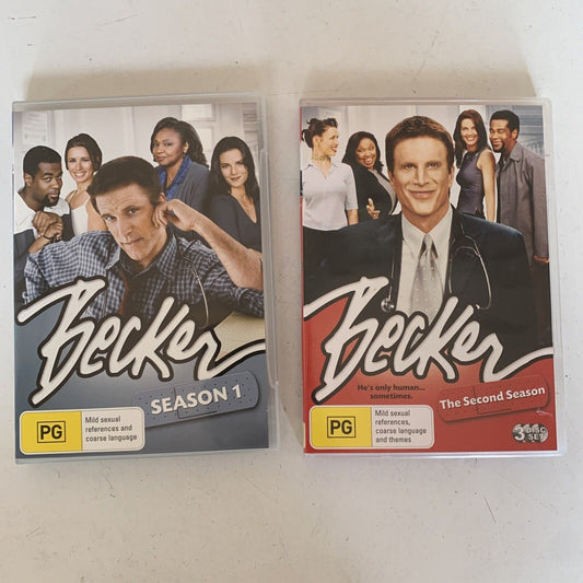 Becker : Series 1 & 2 (Box Set, DVD, 1998) Ted Danson Region 4