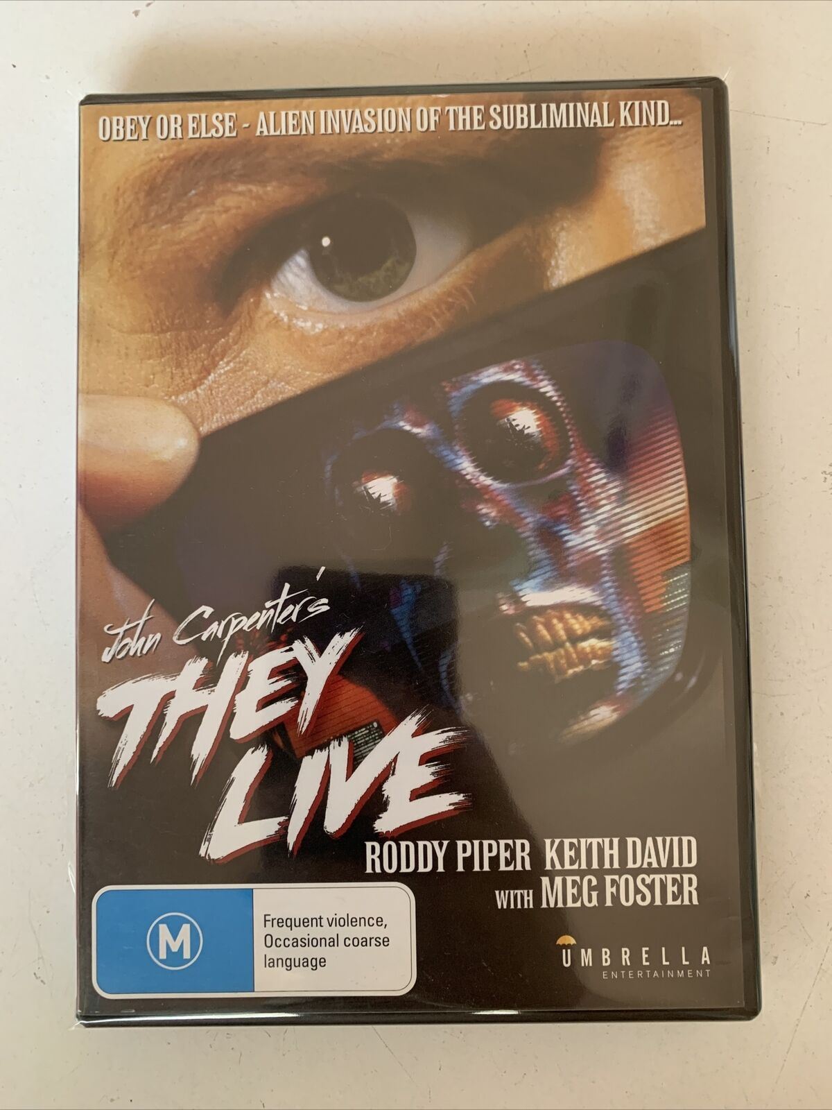 They Live Book They Live (DVD, 1988) John Carpenter Horror Action Film. Region 4 NEW ...
