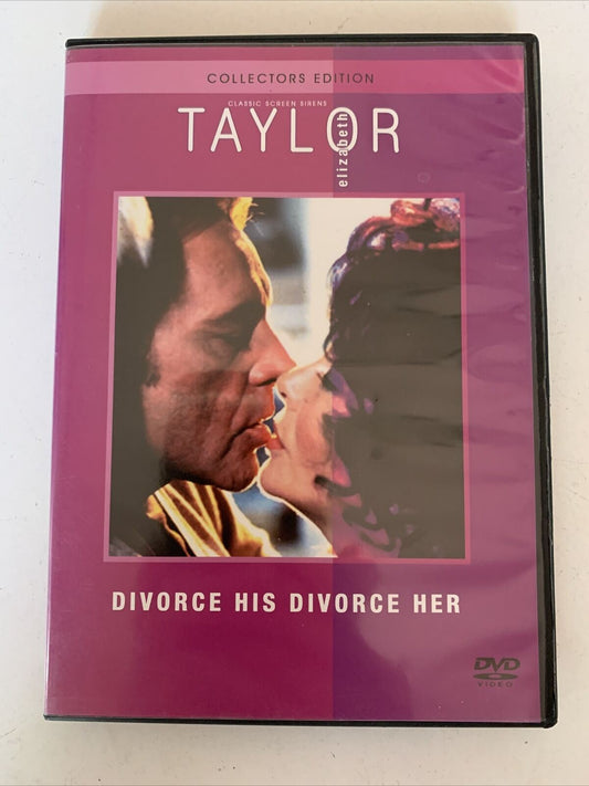 Divorce His Divorce Hers (DVD, 1973) Richard Burton, Elizabeth Taylor All Region