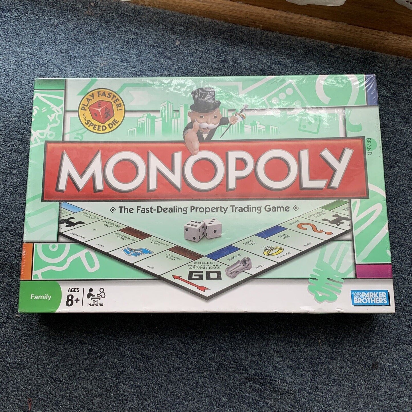 *New Sealed* Monopoly Board Game with Speed Die