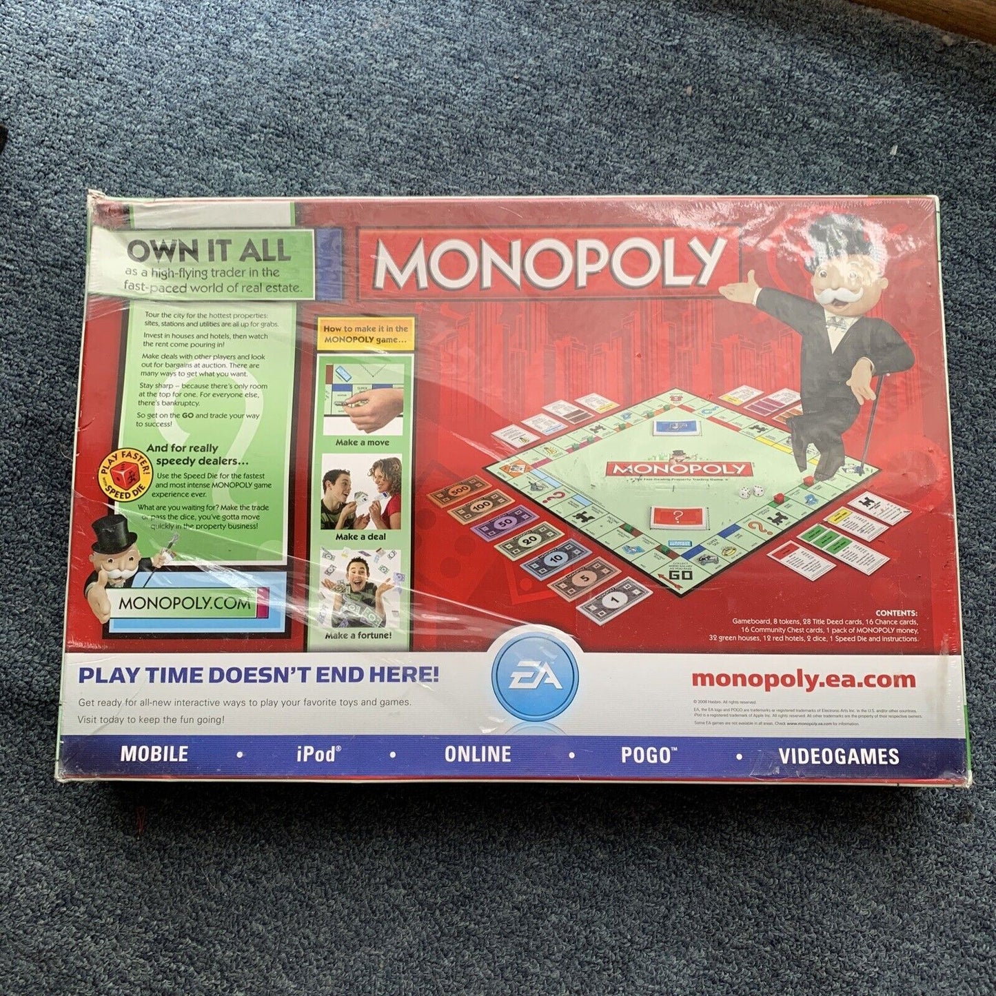 *New Sealed* Monopoly Board Game with Speed Die