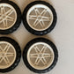 LEGO Wheel 81.6 x 15 Tyre 2902 White Rim 2903 Motorbike Technic Mindstorm x4