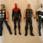 4x Marvel Action Figures Thor, Spiderman, Falcon Titan Heroes Avengers 12" 30cm