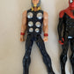 4x Marvel Action Figures Thor, Spiderman, Falcon Titan Heroes Avengers 12" 30cm