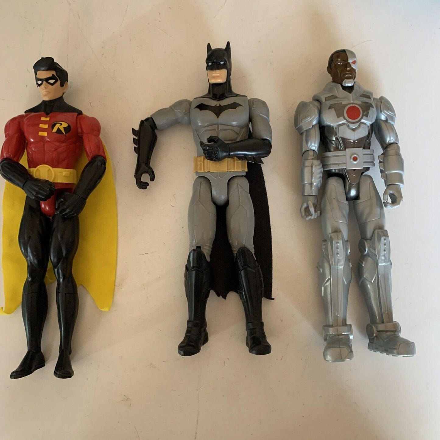 3x DC Comics Action Figure - Batman Robin Cyborg 2018 Mattel 12" 30cm