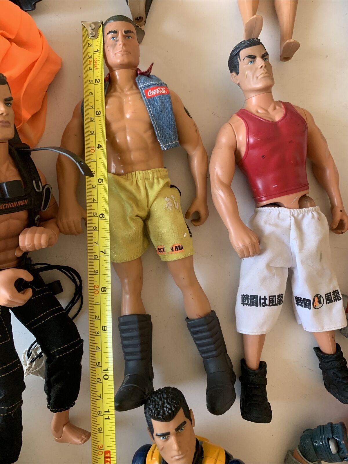 11x Action Man Figures Hasbro 11 inch 28cm 2000's