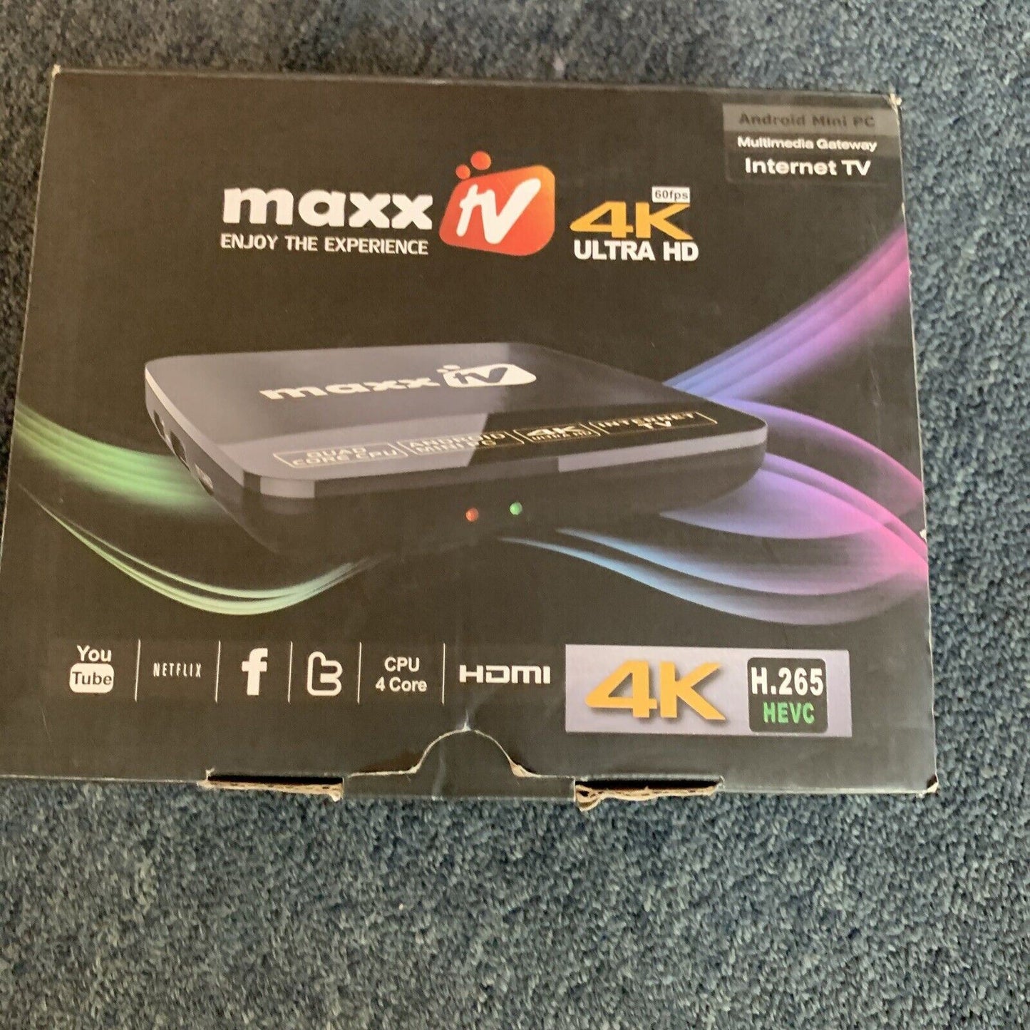 Maxx TV Box 4K Ultra HD Android mini PC Internet TV