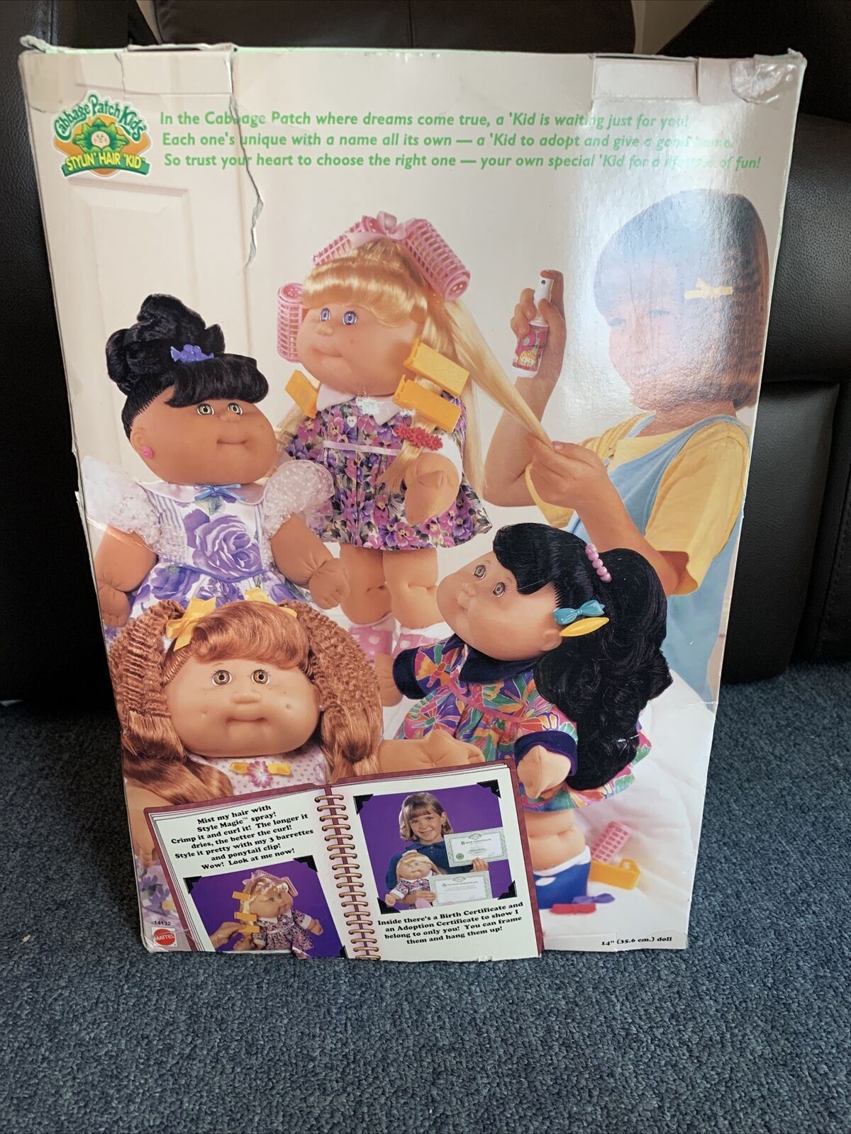 Cabbage Patch Kids Stylin Hair Kid Veda Serena 1995 14" 35.6cm NEW