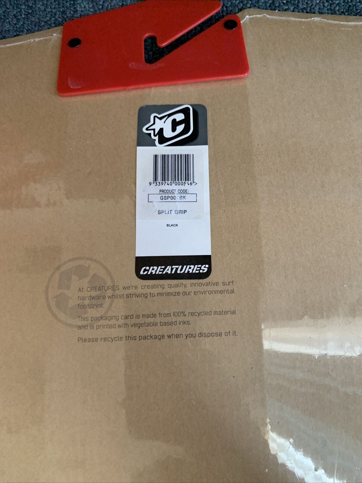 Creature of Leisure Split 2 Piece Traction Pad Surfboard Tail Pads NEW