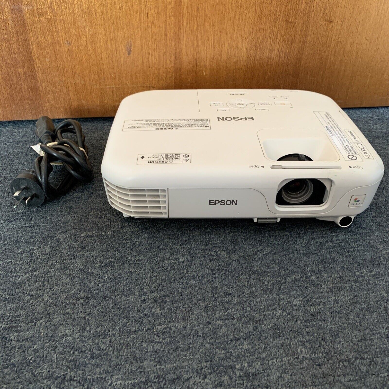 Epson Lcd Rear Epson LCD Projector H433B EB-S110 VGA S-Video Composite USB – Retro Unit