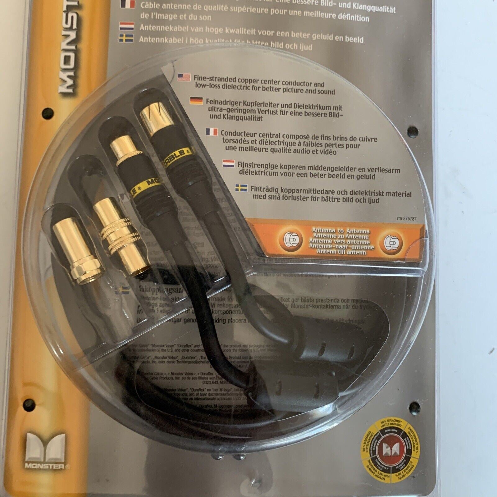 Monster Cable Monster Video 1 2m Antenna Cable – Retro Unit