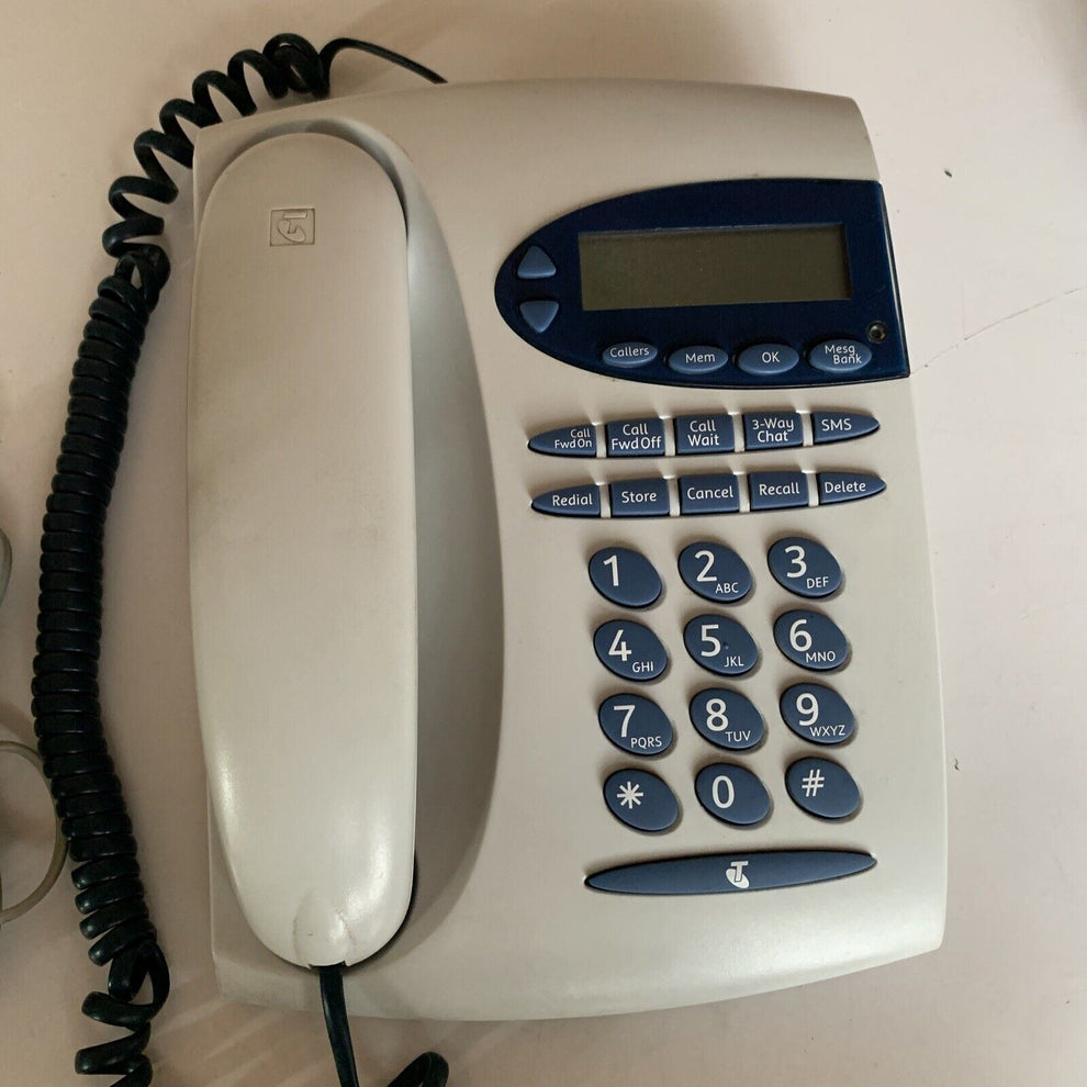 Telstra T1000C Landline Desktop Corded Telephone NBN Compatible Retro