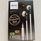 Philips TX1 Hi-Res Headphones with Mic 3.5mm Plug NEW