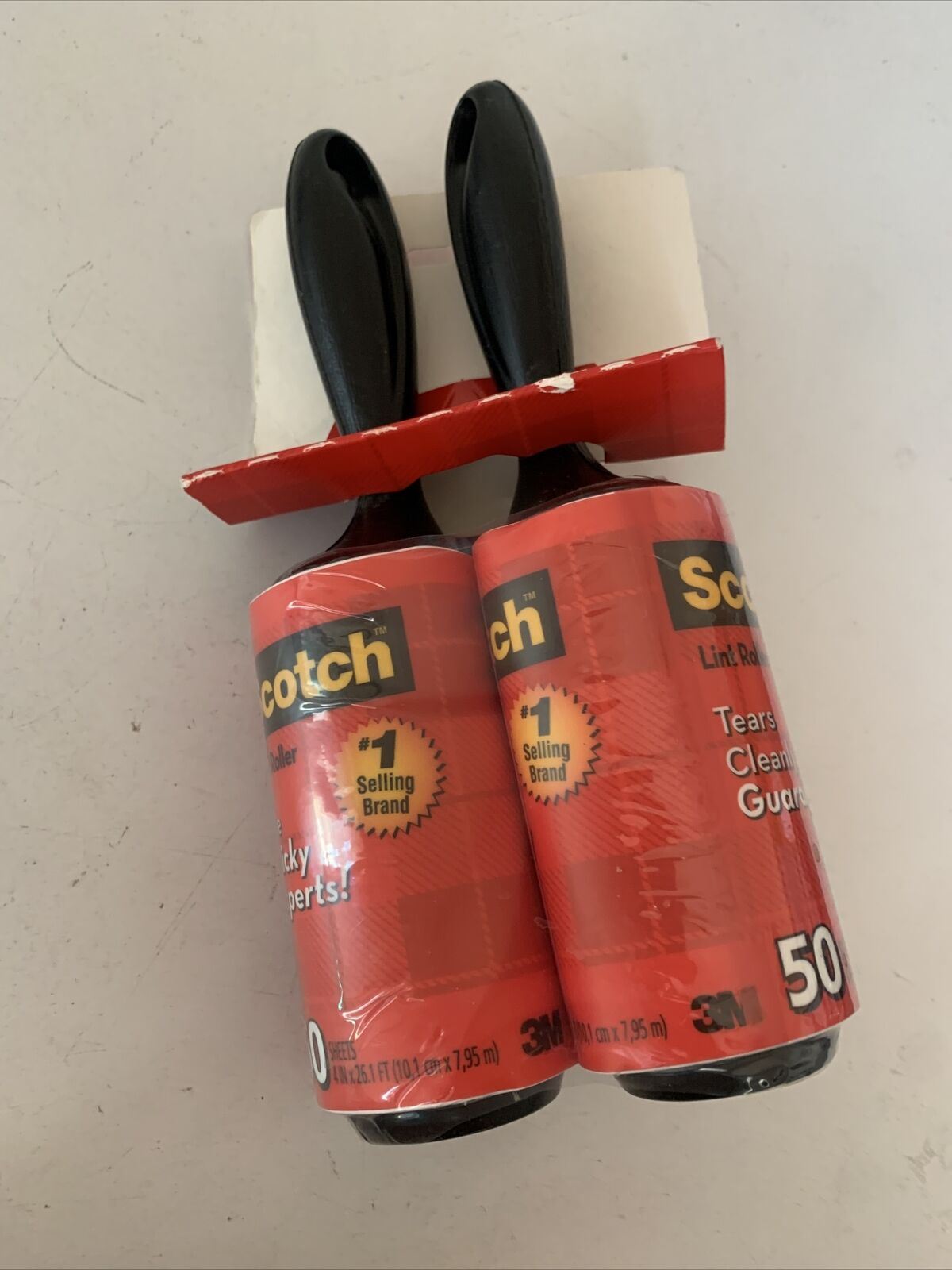 3M Scotch Lint Rollers 2x 50-Sheet +1 20-Sheet NEW