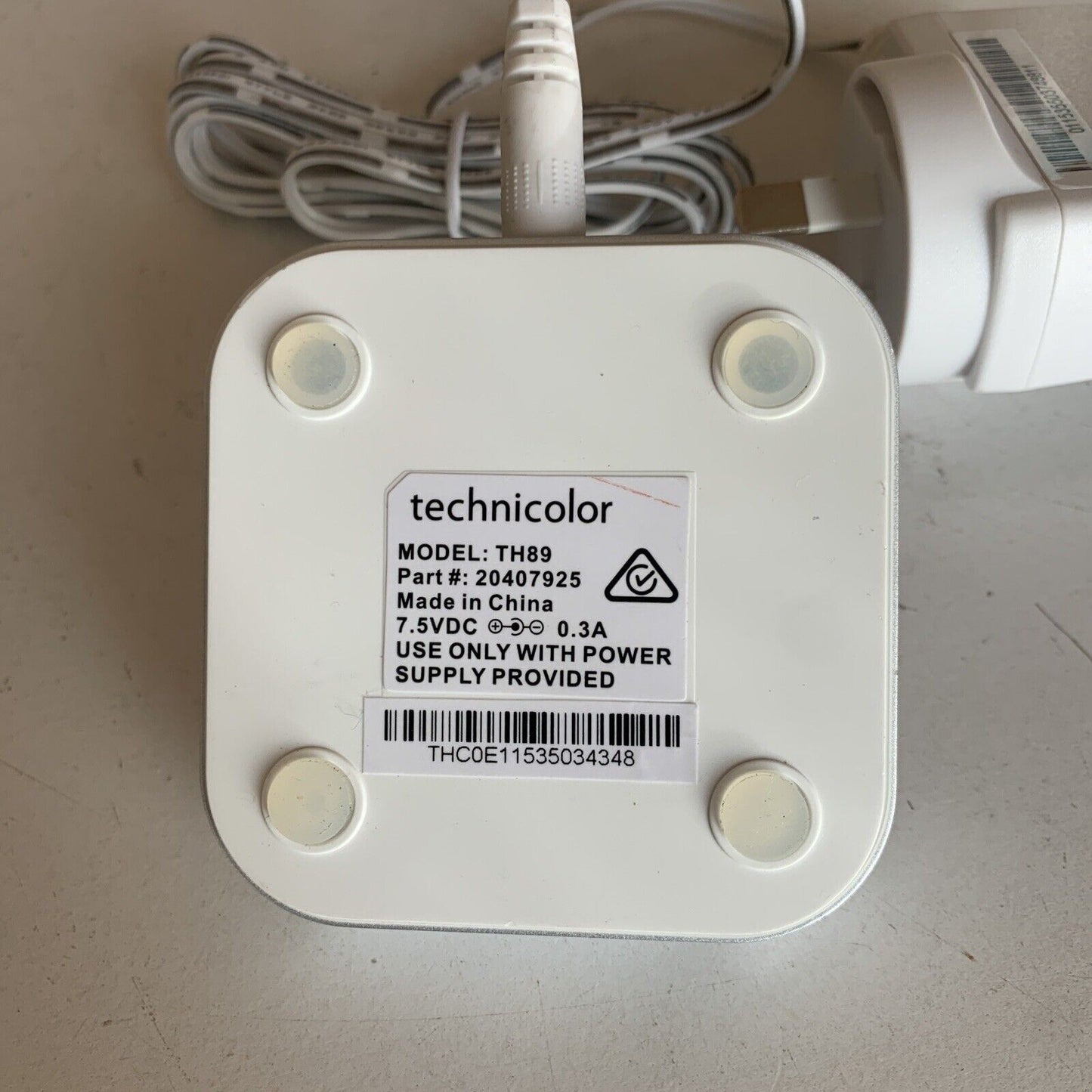 Telstra Technicolor TH89 Telephone Extension Charger 7.5V