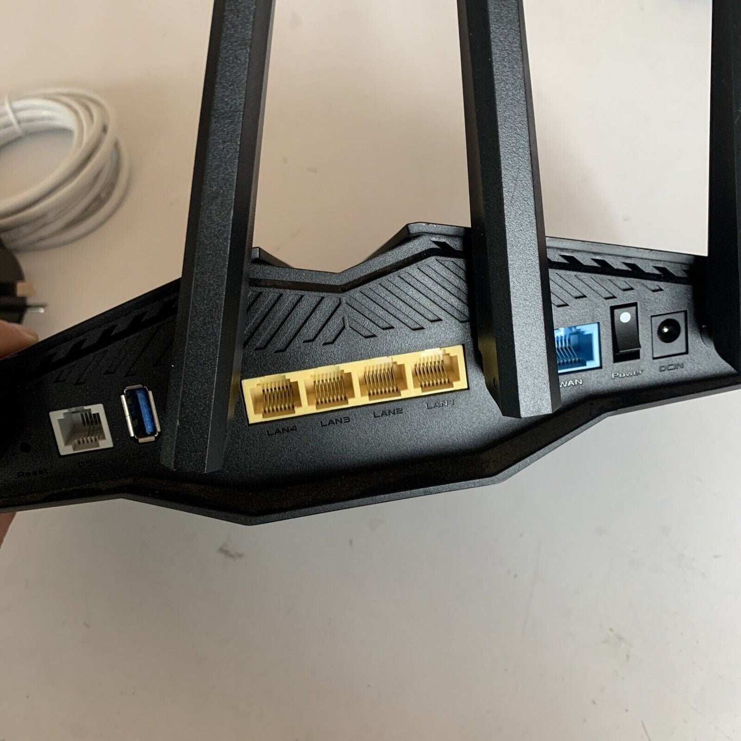 ASUS AX5400 Dual Band WiFi 6 Gaming Modem Router AiMesh DSL-AX5400