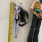 3x Mattel Monster High Skunk Girl 2013 Clawd Wolf  2010 Draculaura 2008 Figure
