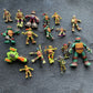 17x Teenage Mutant Ninja Turtles TMNT Action Figures Various Sizes and Vehicles