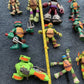 17x Teenage Mutant Ninja Turtles TMNT Action Figures Various Sizes and Vehicles