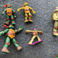 17x Teenage Mutant Ninja Turtles TMNT Action Figures Various Sizes and Vehicles