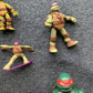 17x Teenage Mutant Ninja Turtles TMNT Action Figures Various Sizes and Vehicles
