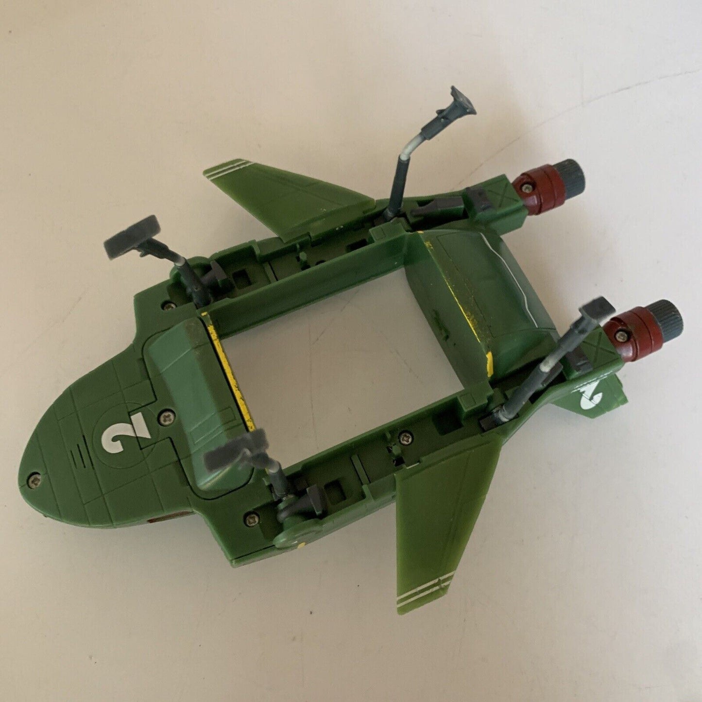 Vintage Thunderbird 2 Toy *Missing Parts