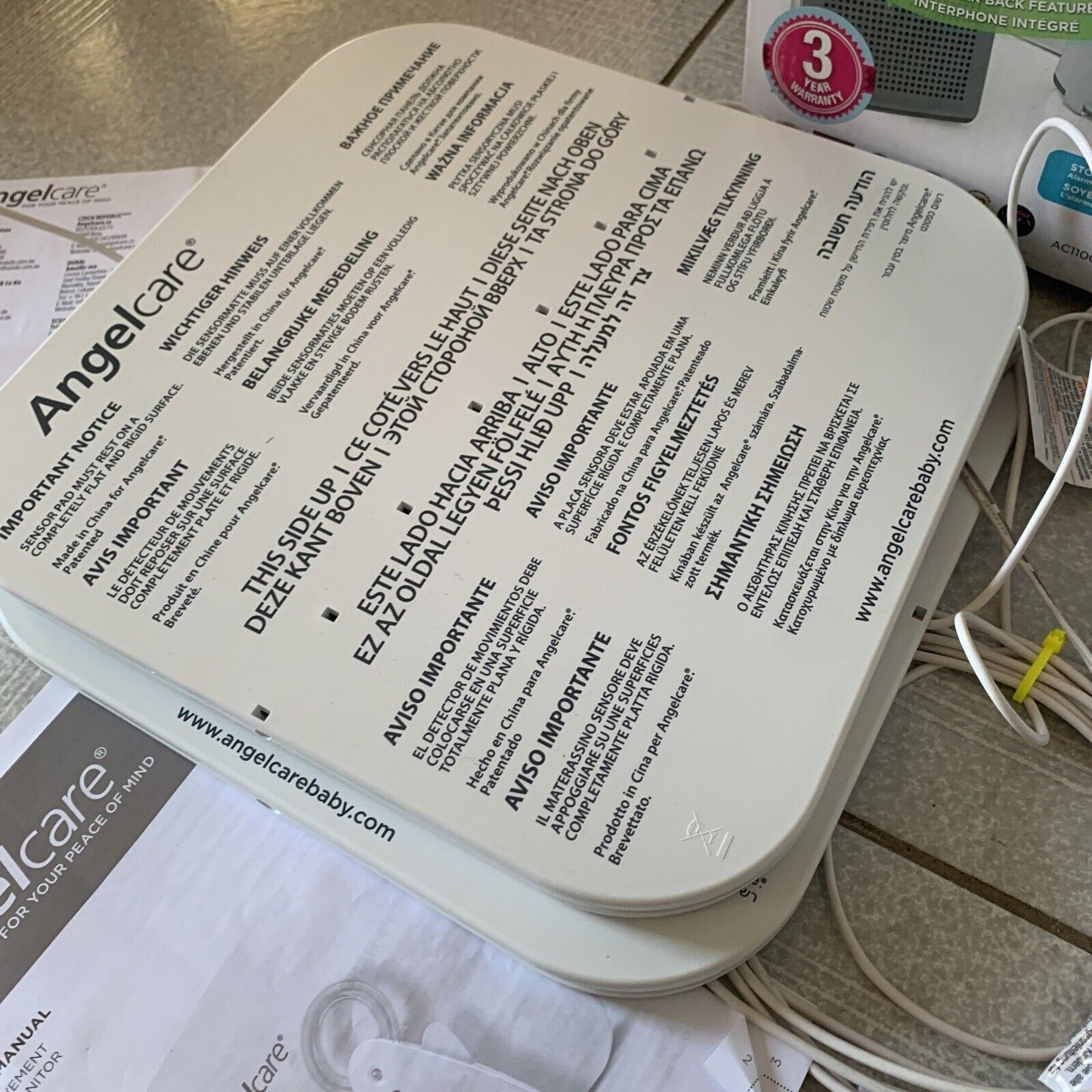 Angelcare AC1100 Baby Camera Video Sound Movement Monitor