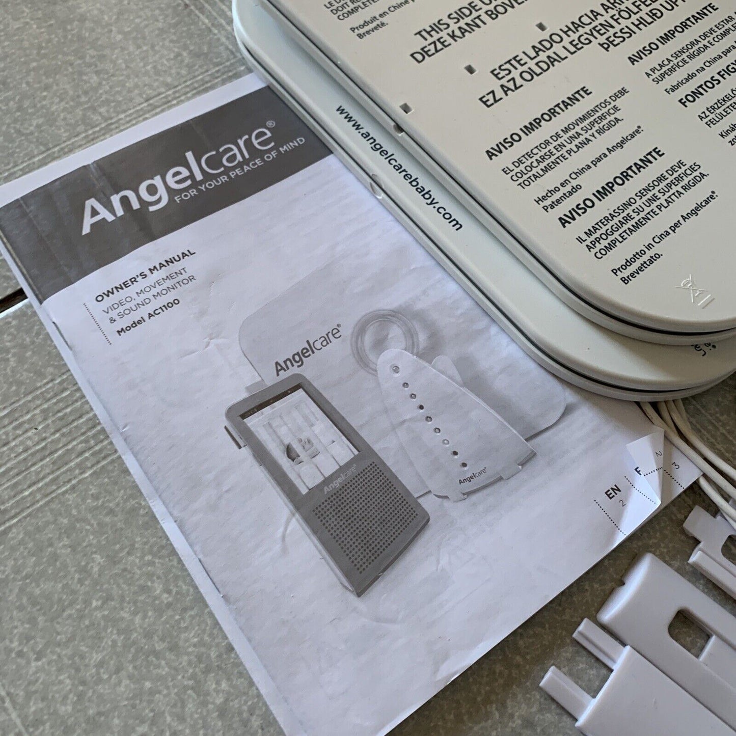 Angelcare AC1100 Baby Camera Video Sound Movement Monitor