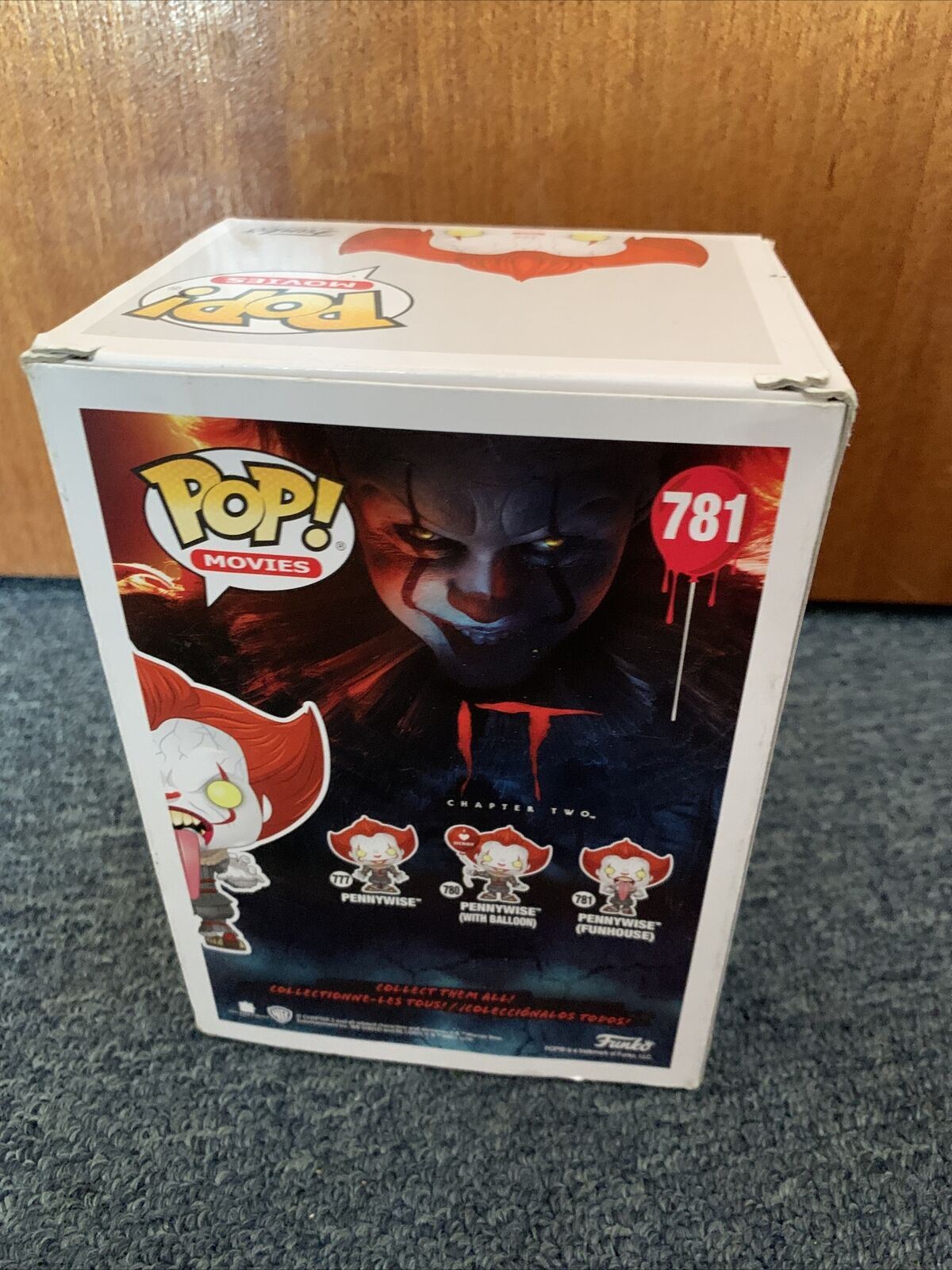 It: Chapter Two - Pennywise Funhouse Pop! Vinyl Figure #781 NEW