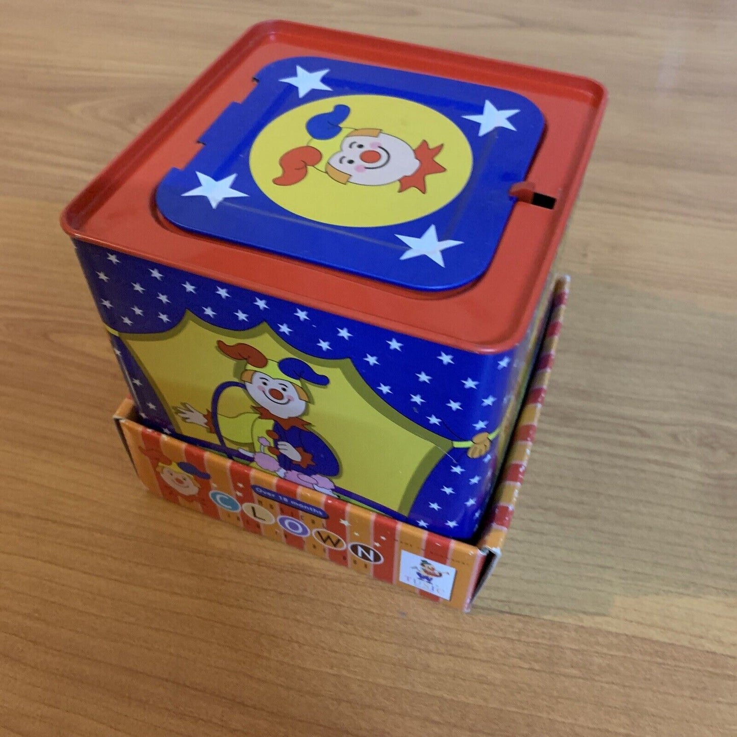 Jack in the Box Clown Figure Wind Up Musical Pop-up Tusic