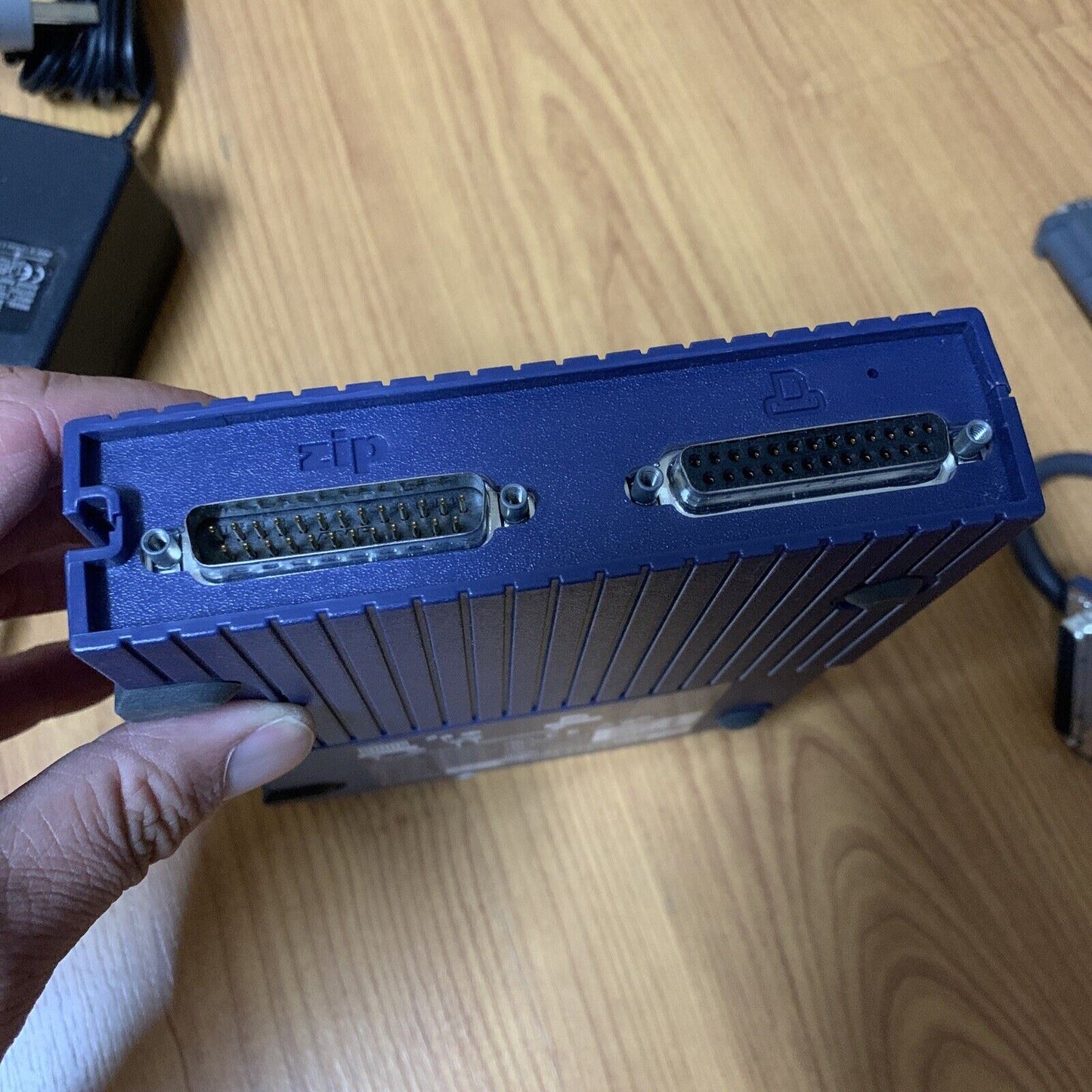 Iomega Zip Drive External Parallel Z100P2 with Power Supply and Cable